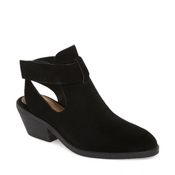 Splendid Shoes - SPLENDID Cadell Bootie In Black Suede Leather Size 8.5